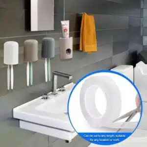 شريط لاصق دبل فيس  شفاف الأصلي طول 5 متر